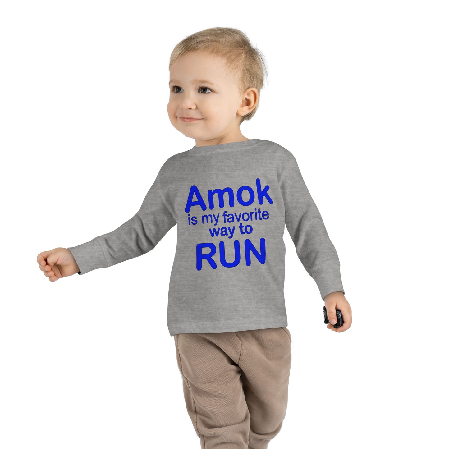 Toddler Running Amok Long Sleeve Tee