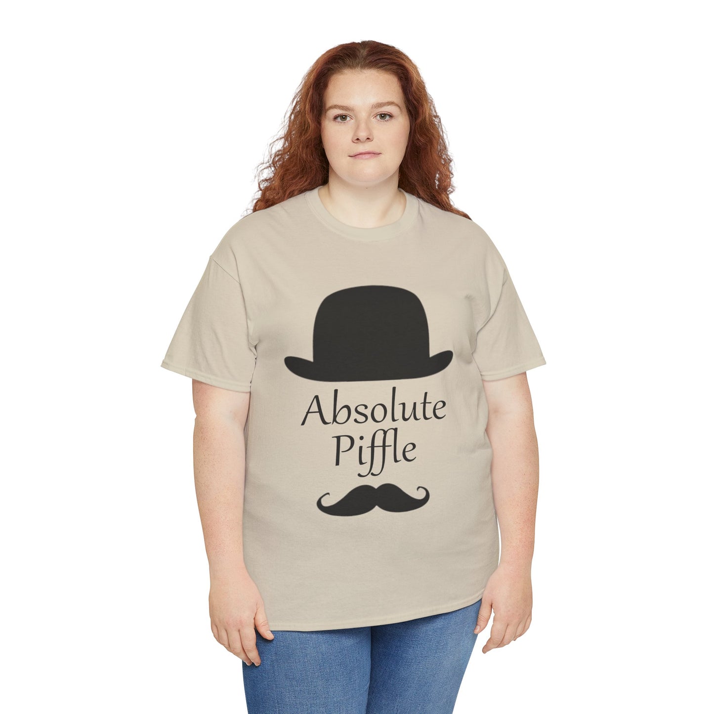 Absolute Piffle Heavy Cotton Crew Neck T-Shirt