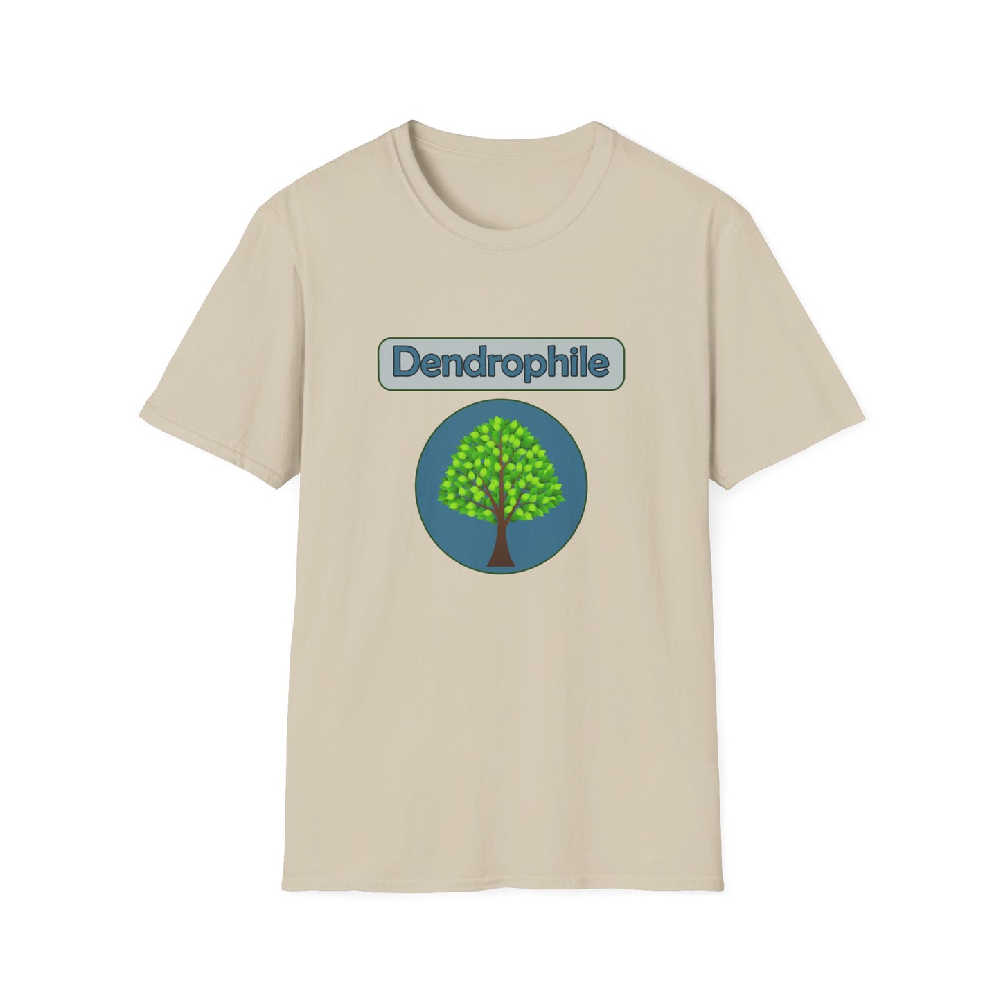 Dendrophile Poly Blend Crew Neck T-Shirt for Tree Lovers