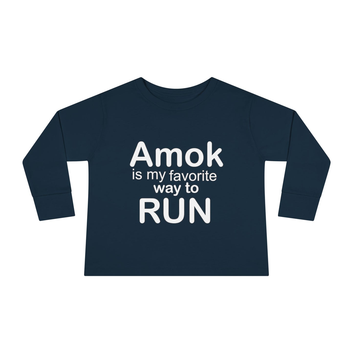 Toddler Running Amok Long Sleeve Tee