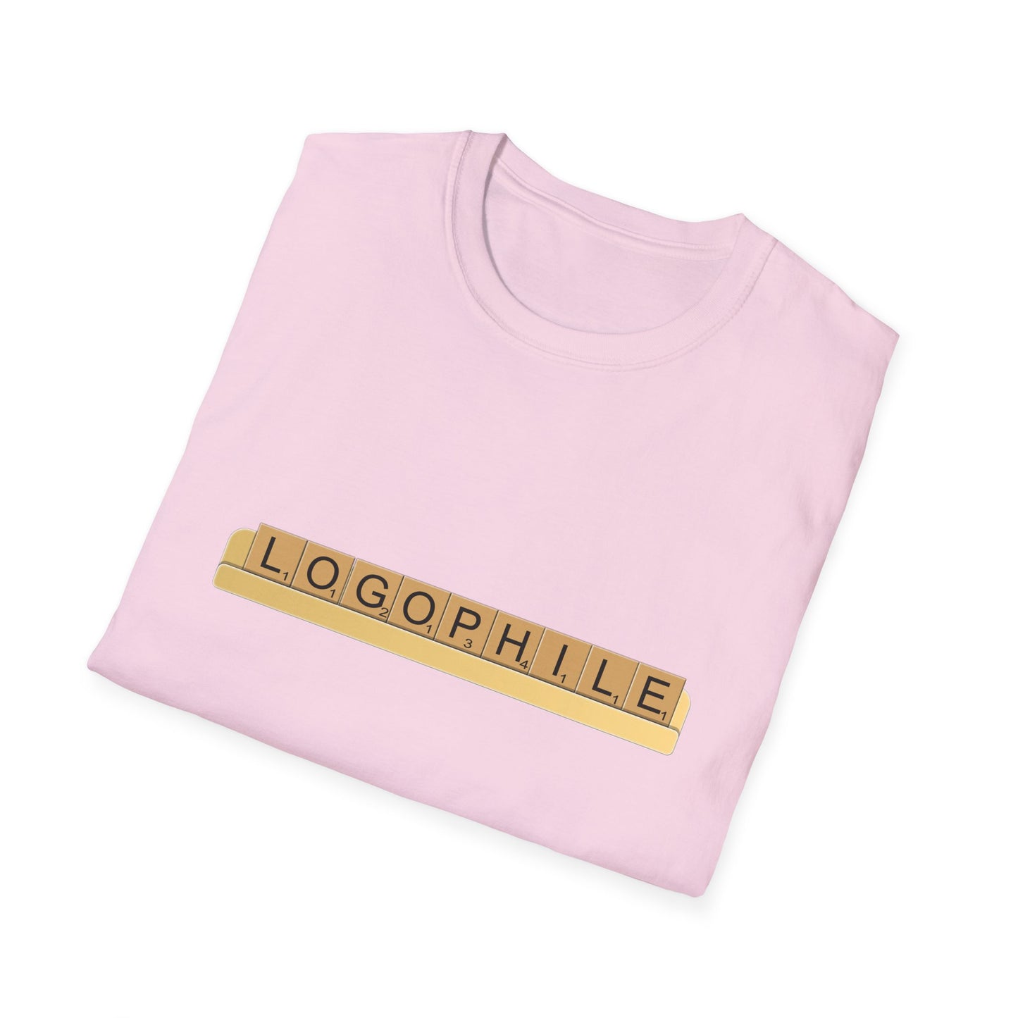 Logophile Poly Blend Crew Neck T-Shirt - Perfect for Word Lovers and Bookworms