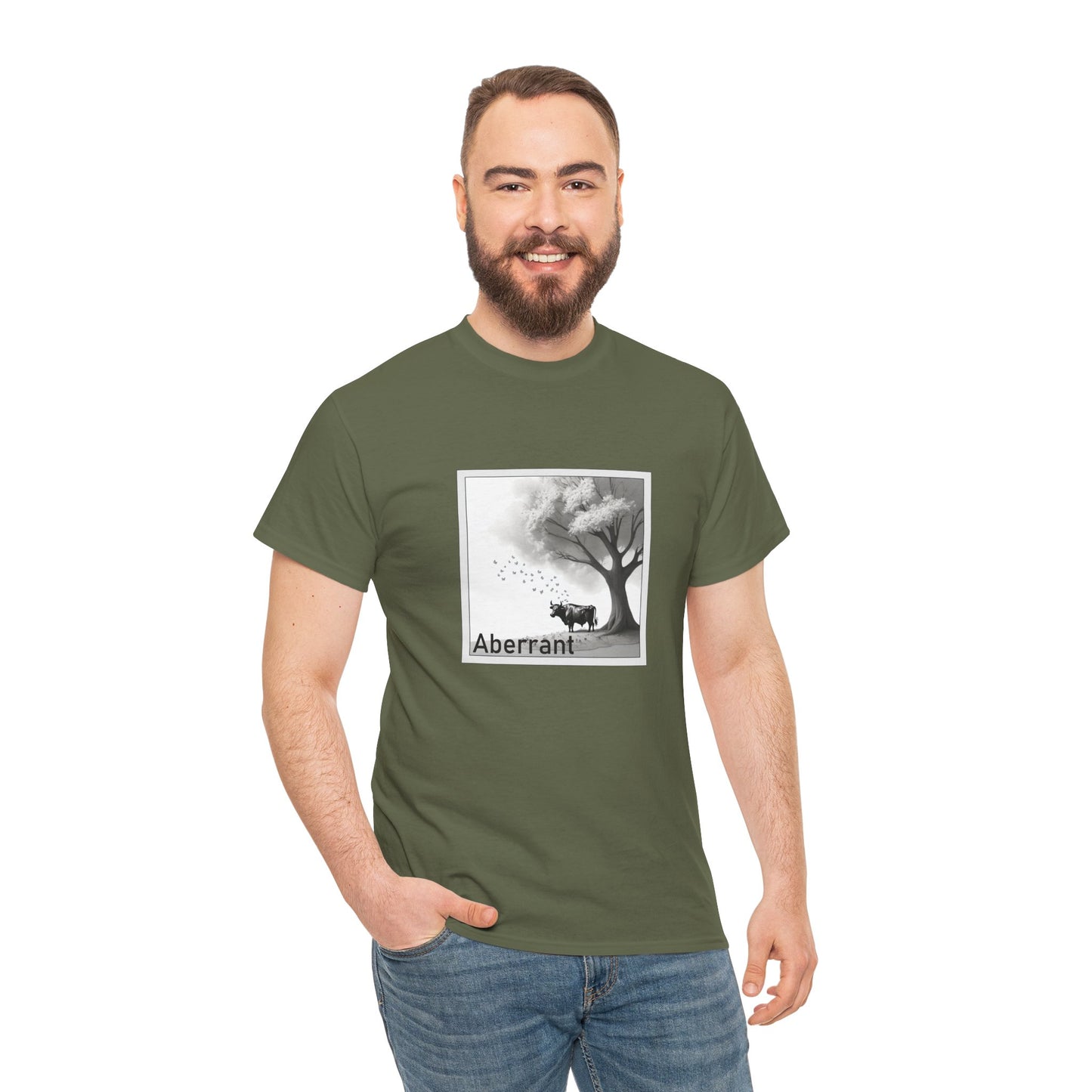 Aberrant Heavy Cotton Tee - Ferdinand the Bull