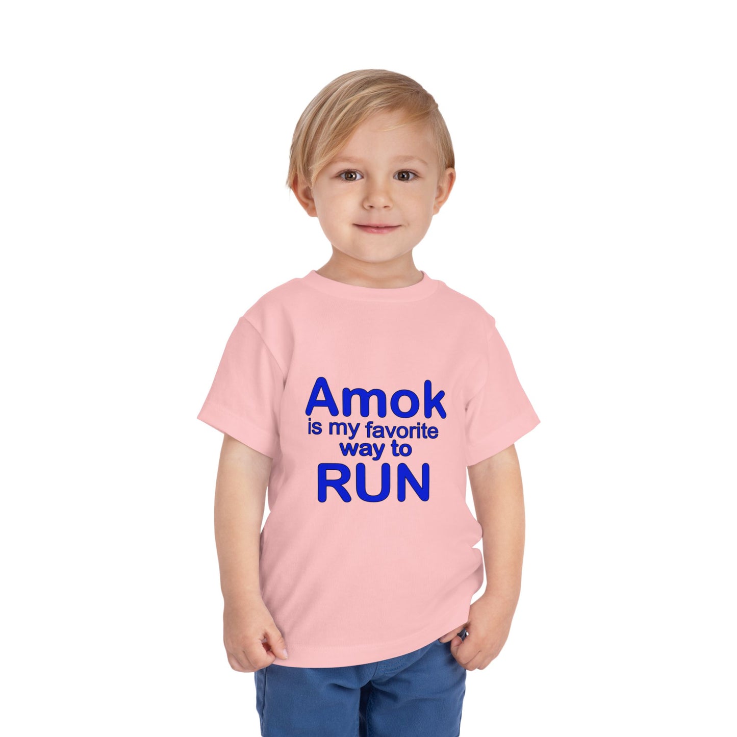 Toddler Running Amok Short Sleeve Tee