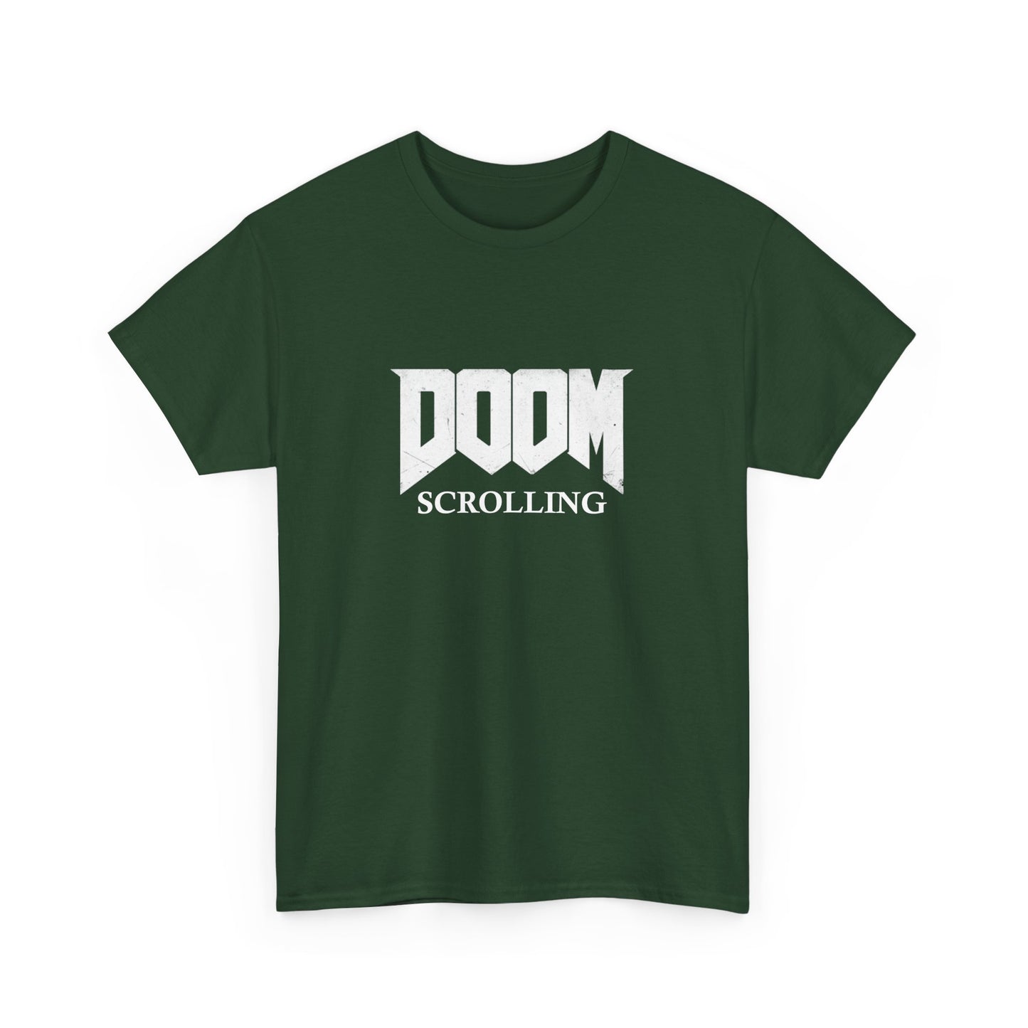 Doom Scrolling Heavy Cotton Crew Neck Tee