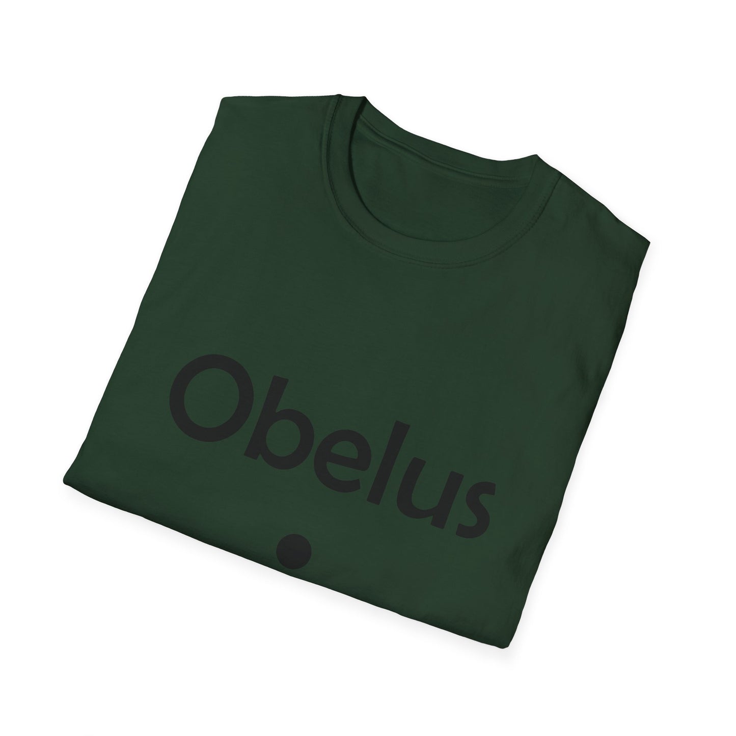 Obelus Poly Blend Crew Neck T-Shirt - Perfect for Math Lovers & Teachers