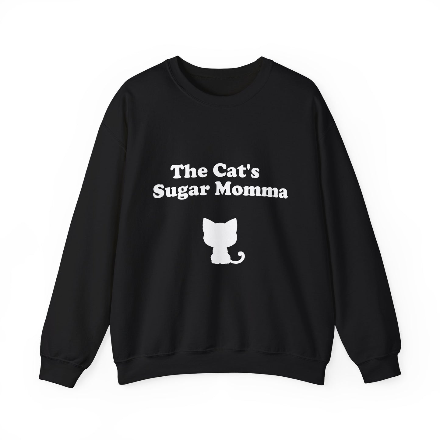The Cat's Sugar Momma Crewneck Sweatshirt - Perfect for Cat Lovers