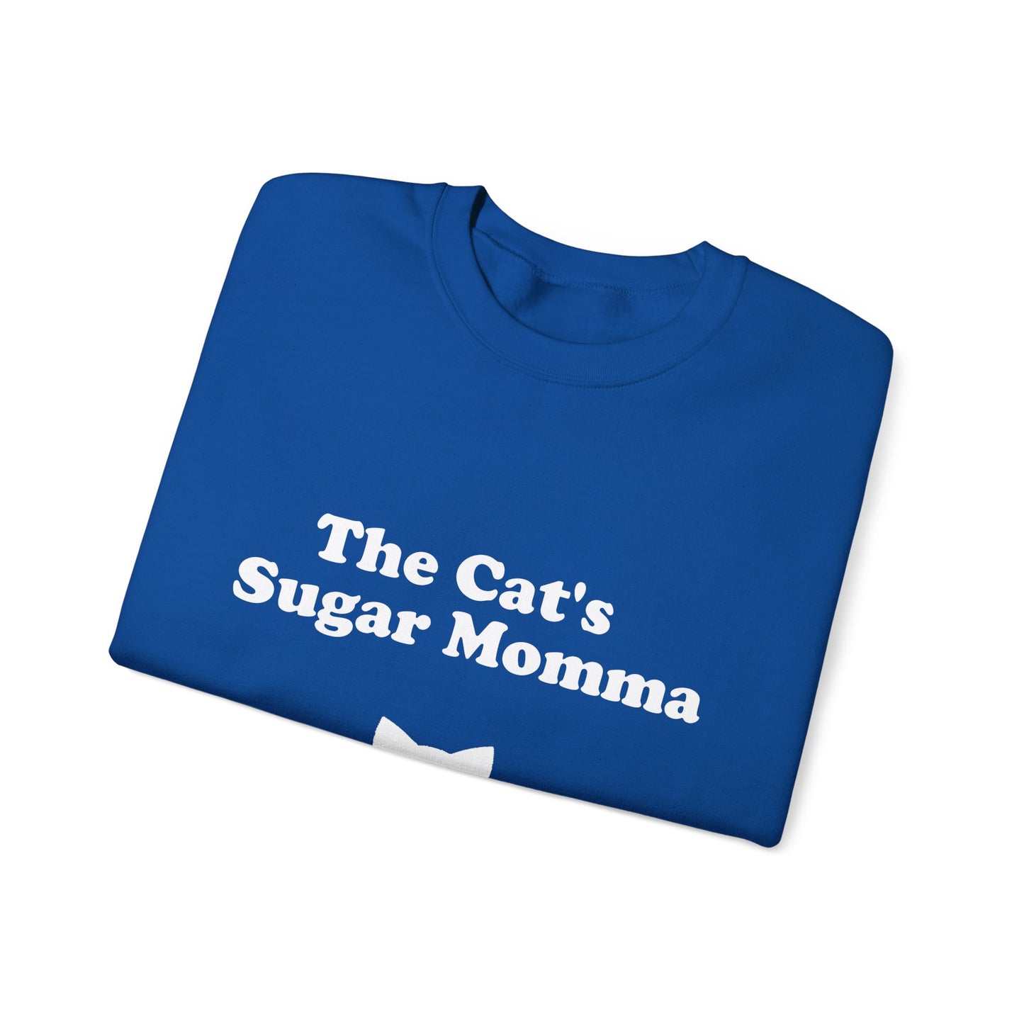 The Cat's Sugar Momma Crewneck Sweatshirt - Perfect for Cat Lovers