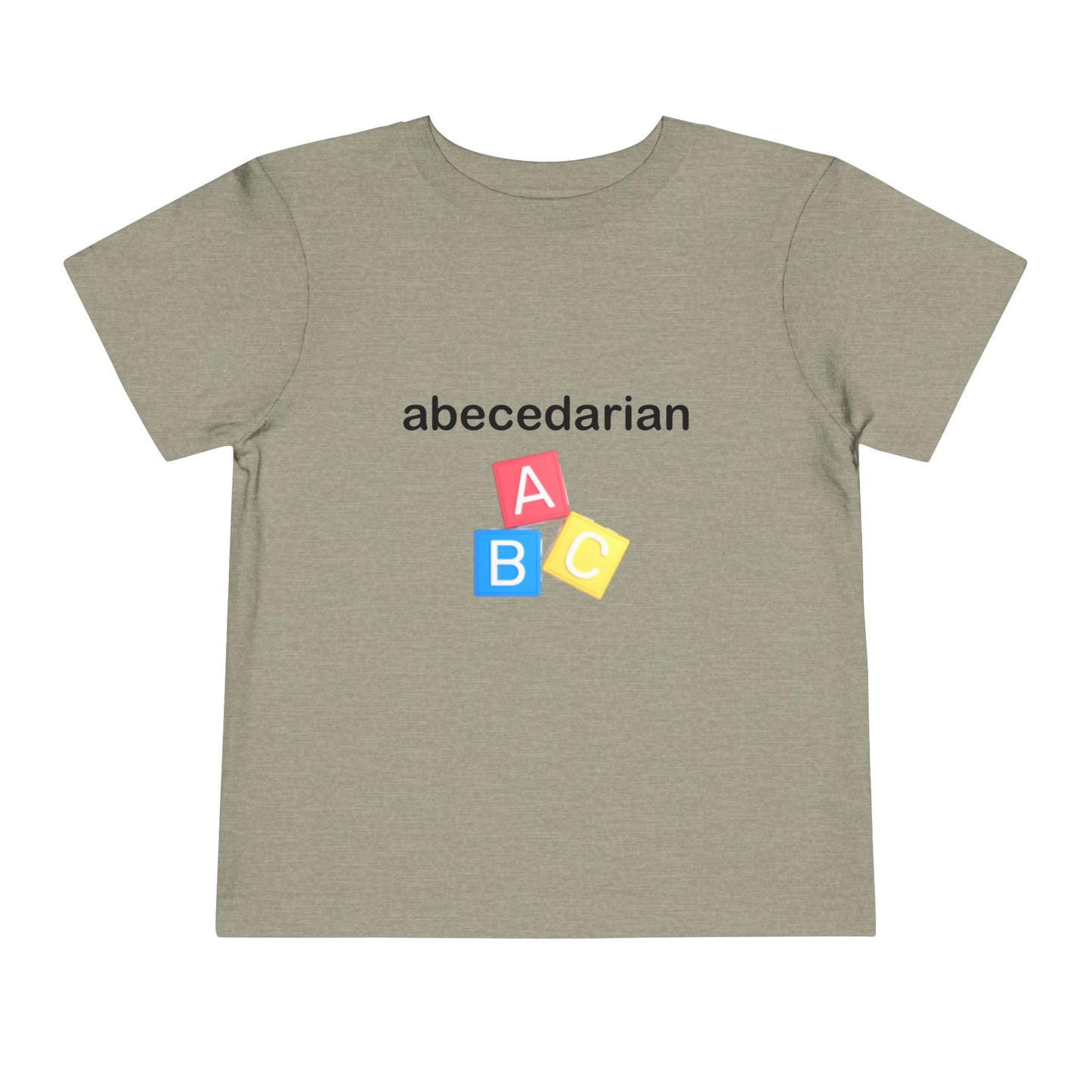 Abecedarian Short Sleeve Toddler Tee