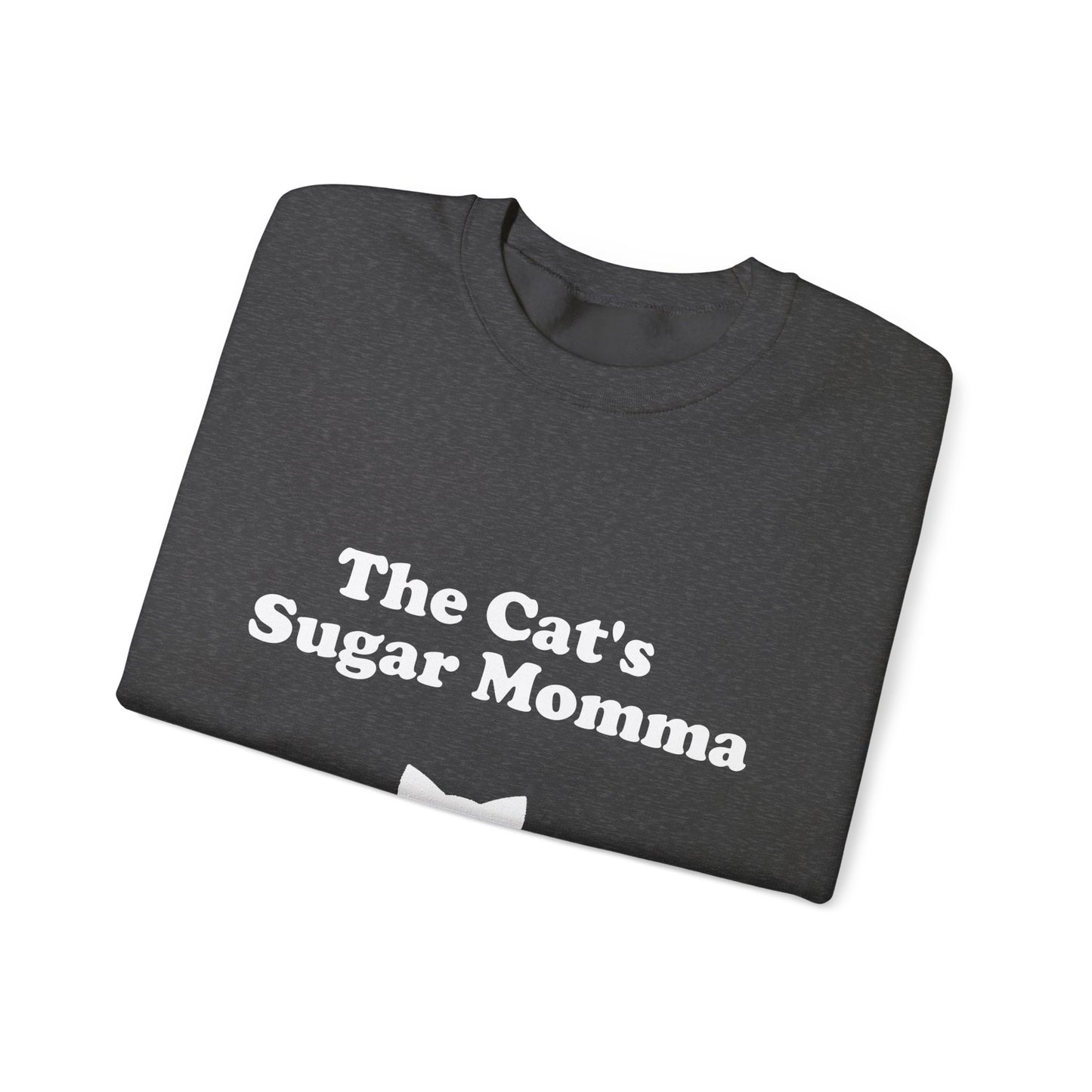 The Cat's Sugar Momma Crewneck Sweatshirt - Perfect for Cat Lovers
