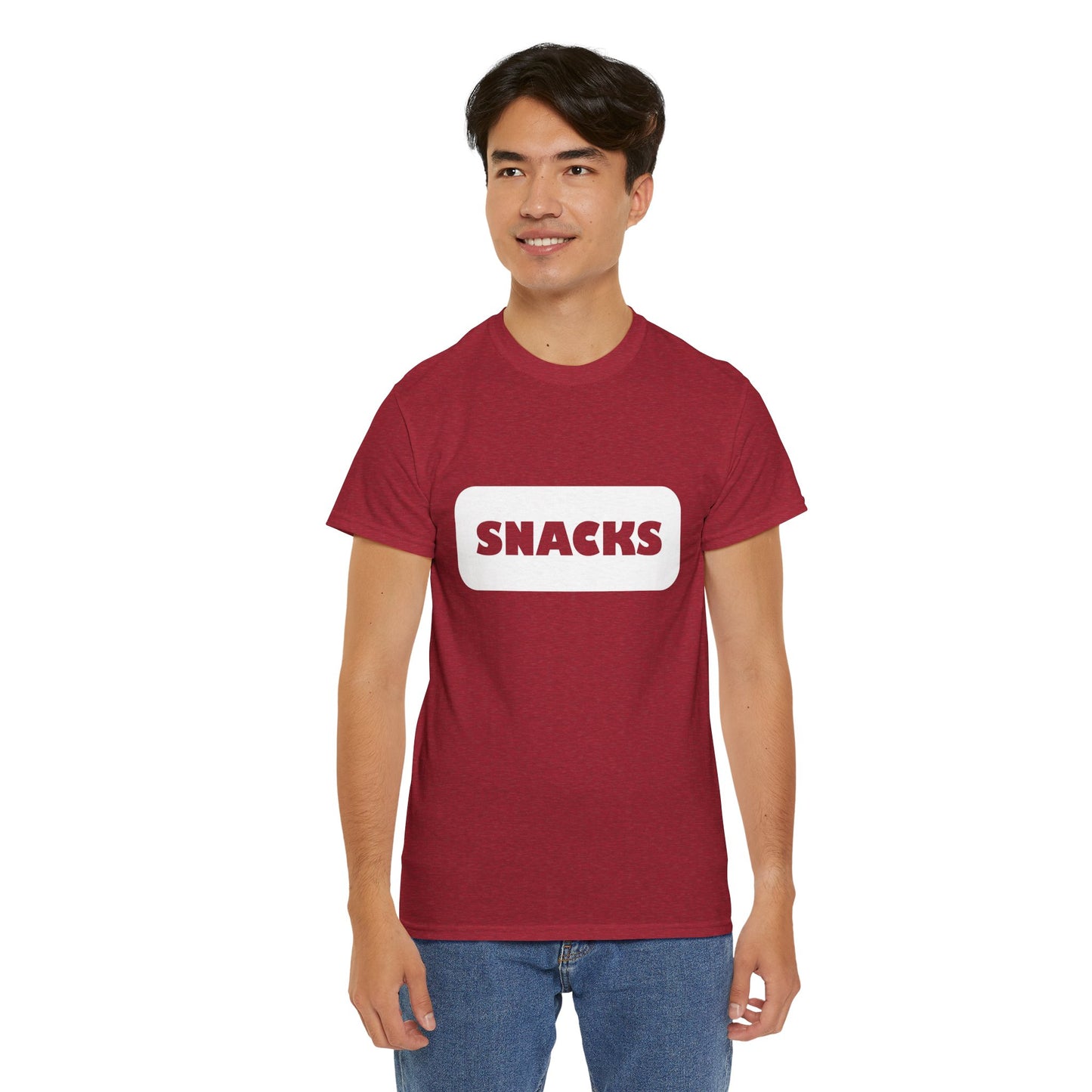 Snacks Heavy Cotton Crew Neck Tee