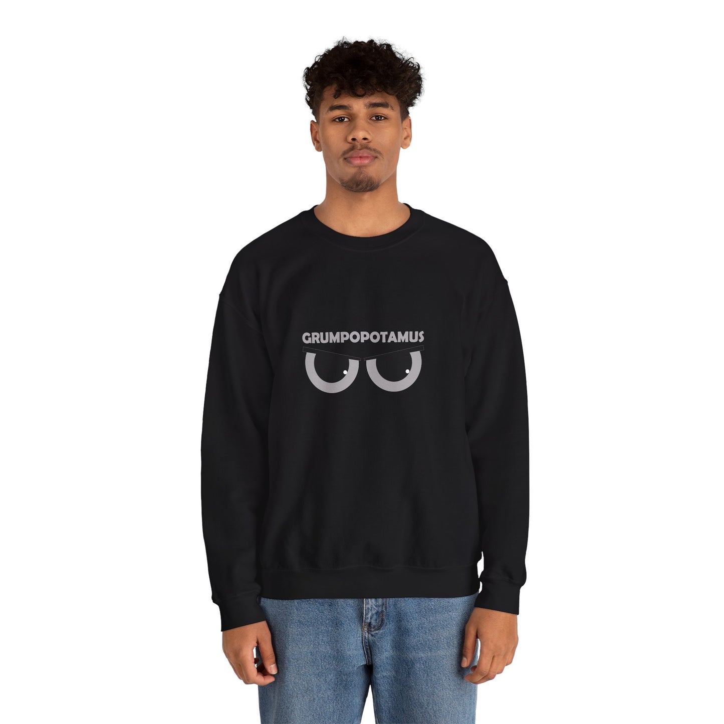Grumpy Grumpopotamus Crewneck Sweatshirt