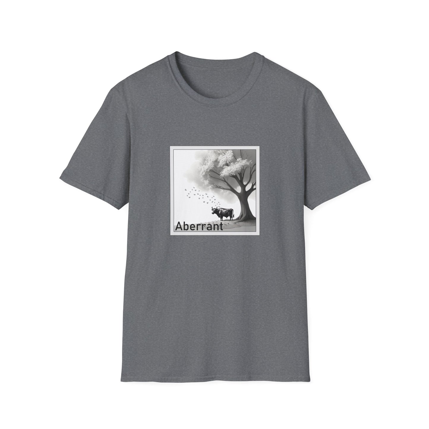 Aberrant Poly Blend Crew Neck T-Shirt - Ferdinand the Bull