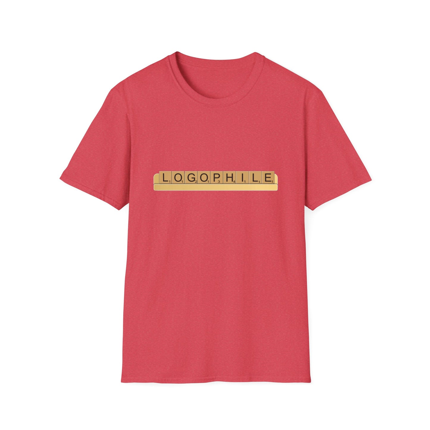 Logophile Poly Blend Crew Neck T-Shirt - Perfect for Word Lovers and Bookworms