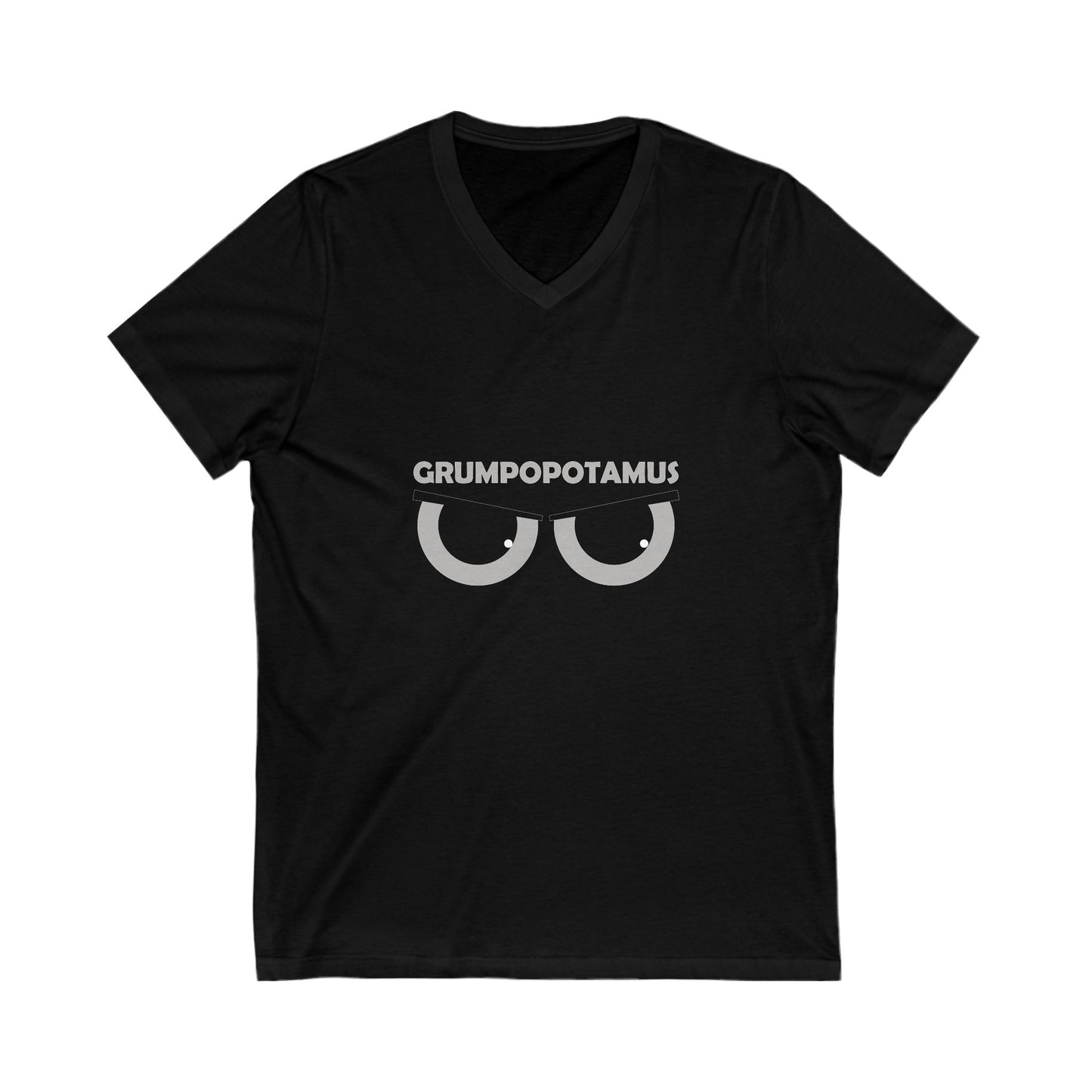 Grumpy Grumpopotamus V-Neck Tee