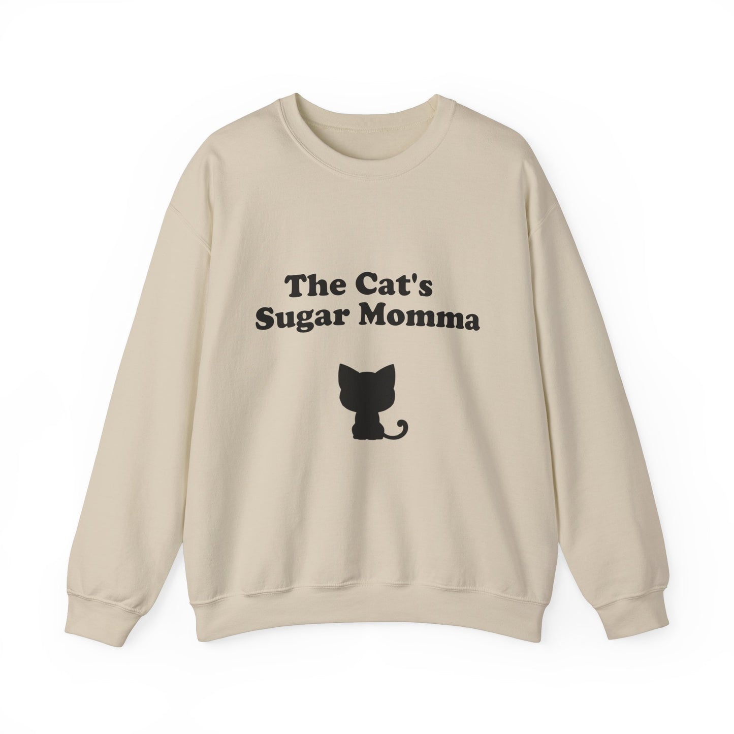 The Cat's Sugar Momma Crewneck Sweatshirt - Perfect for Cat Lovers