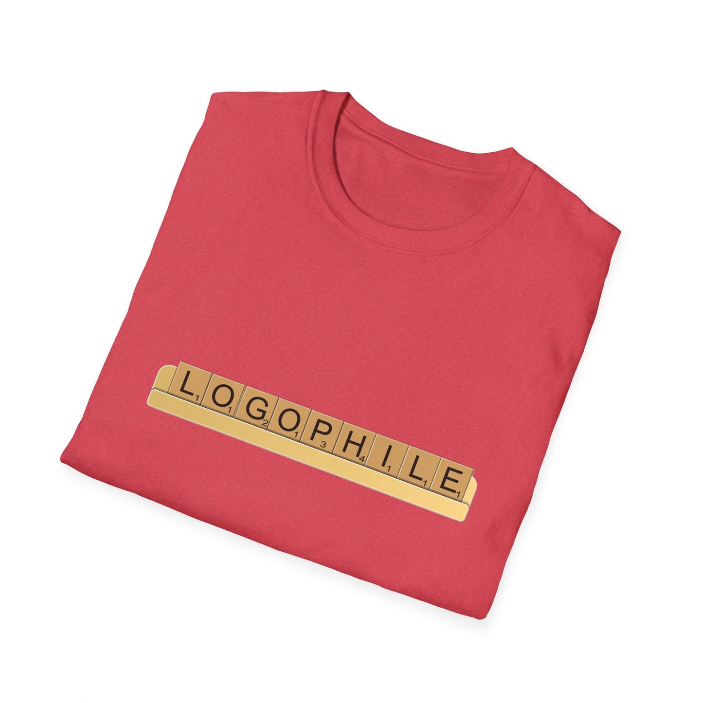 Logophile Poly Blend Crew Neck T-Shirt - Perfect for Word Lovers and Bookworms