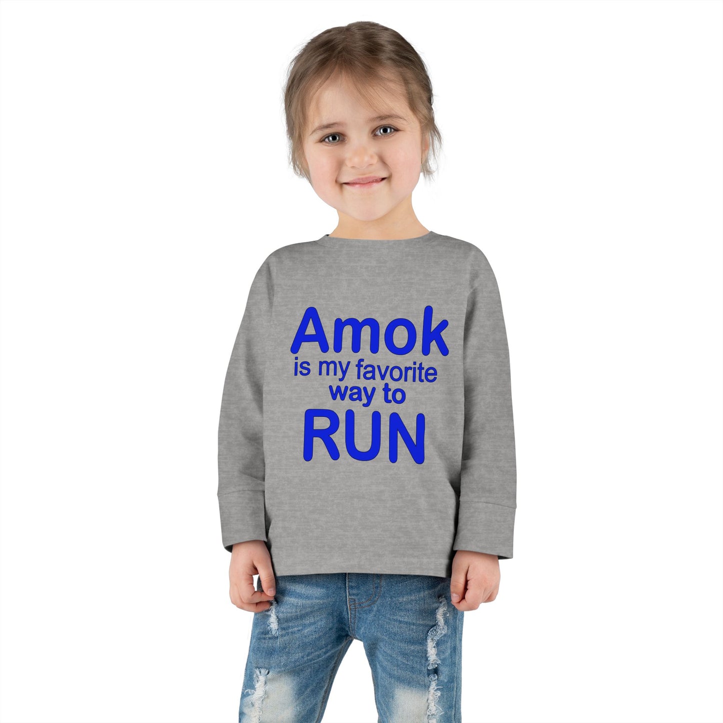 Toddler Running Amok Long Sleeve Tee