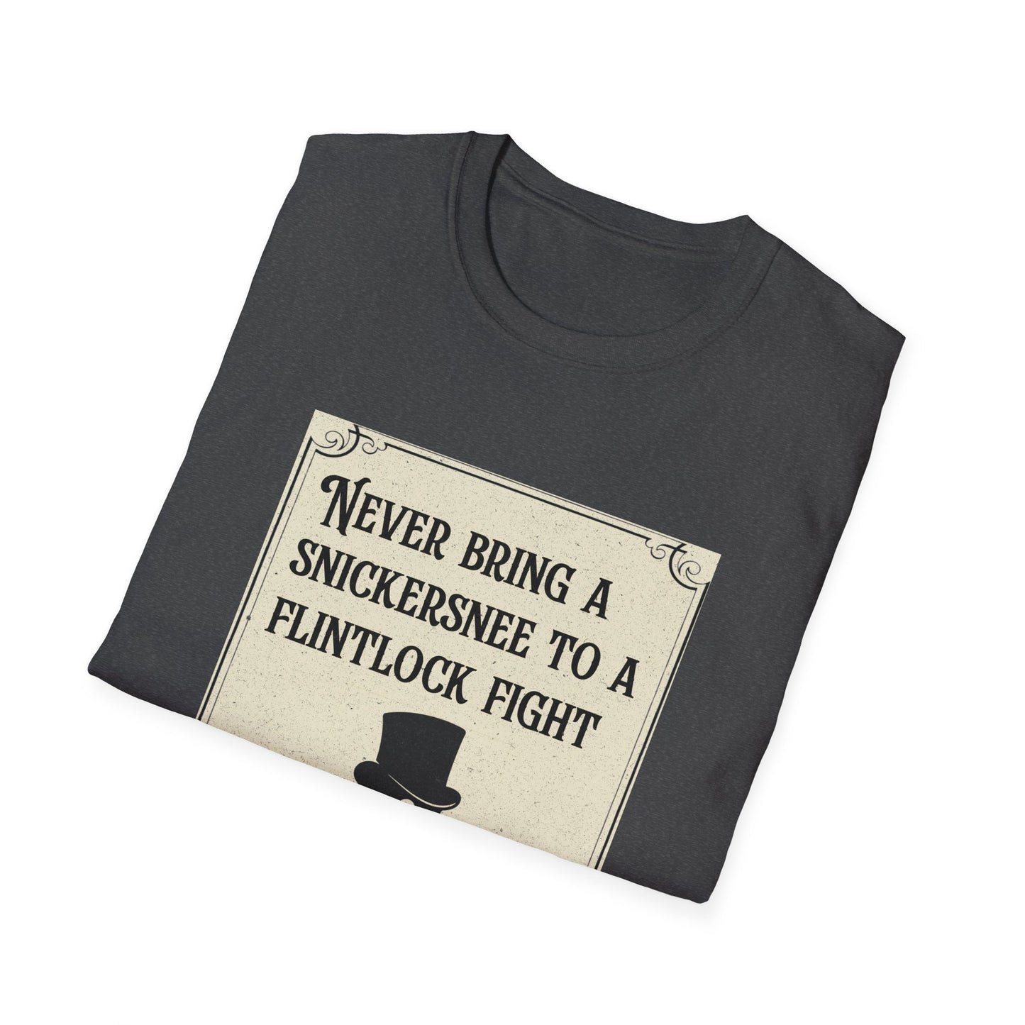 Snickersnee Advice Poly Blend Crew NeckT-Shirt