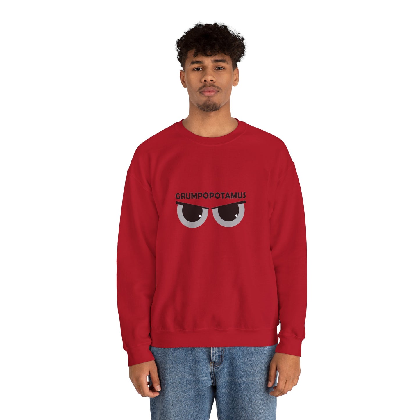 Grumpy Grumpopotamus Crewneck Sweatshirt