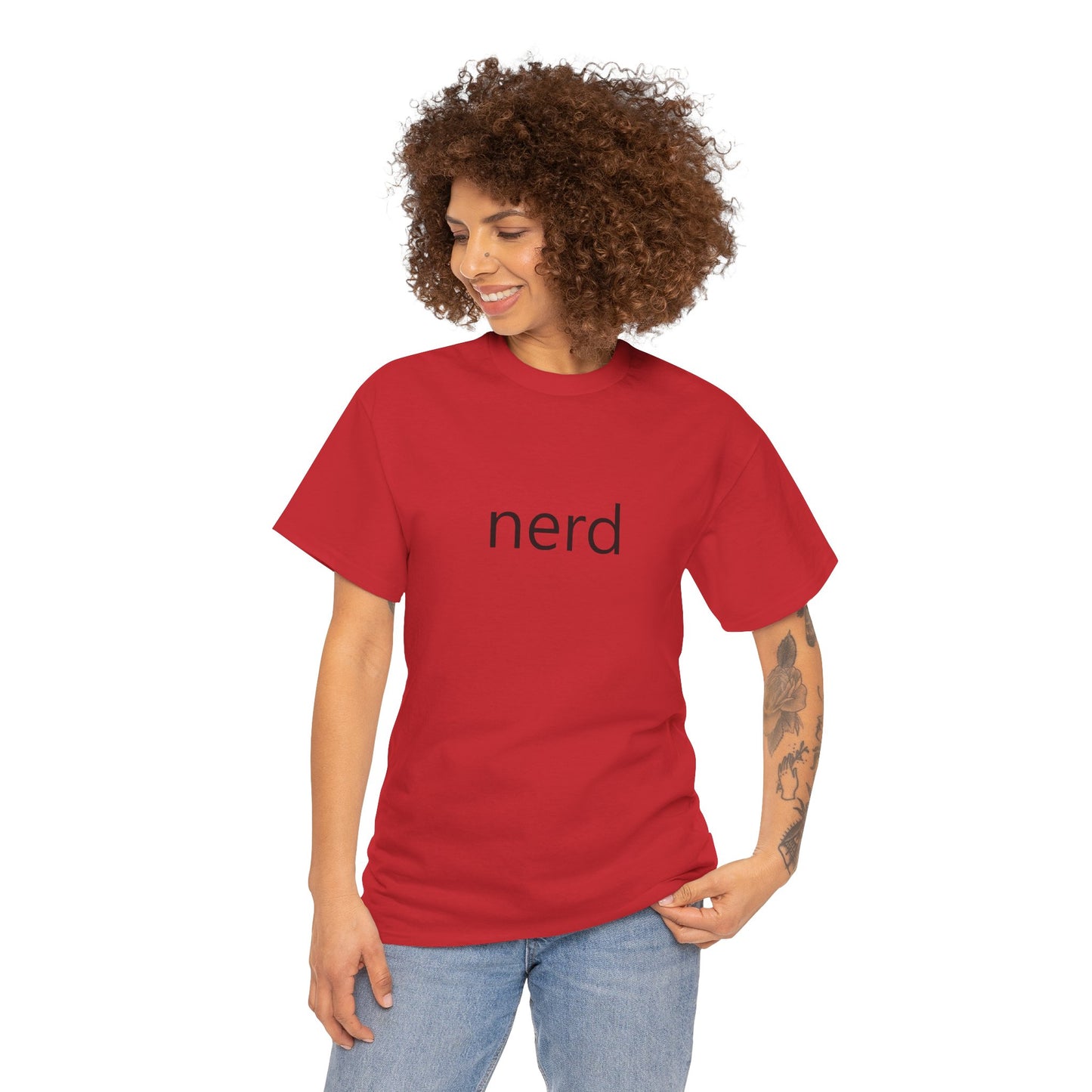 Nerd Heavy Cotton Crew Neck Tee