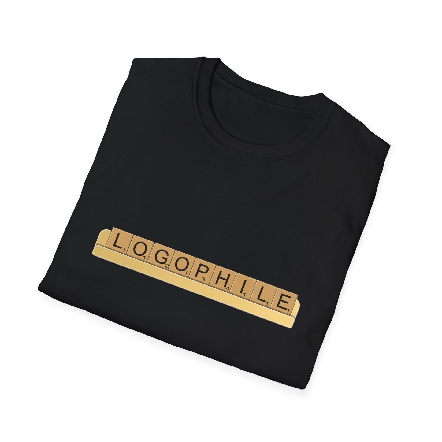 Logophile Poly Blend Crew Neck T-Shirt - Perfect for Word Lovers and Bookworms