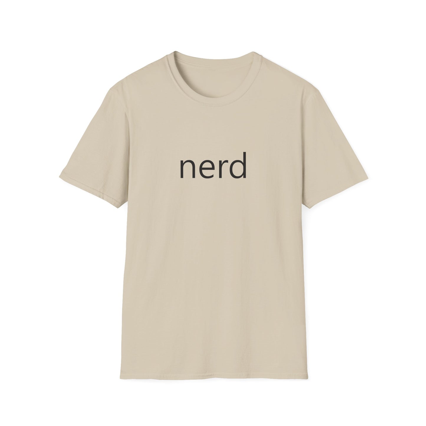 nerd Poly Blend Crew Neck T-Shirt