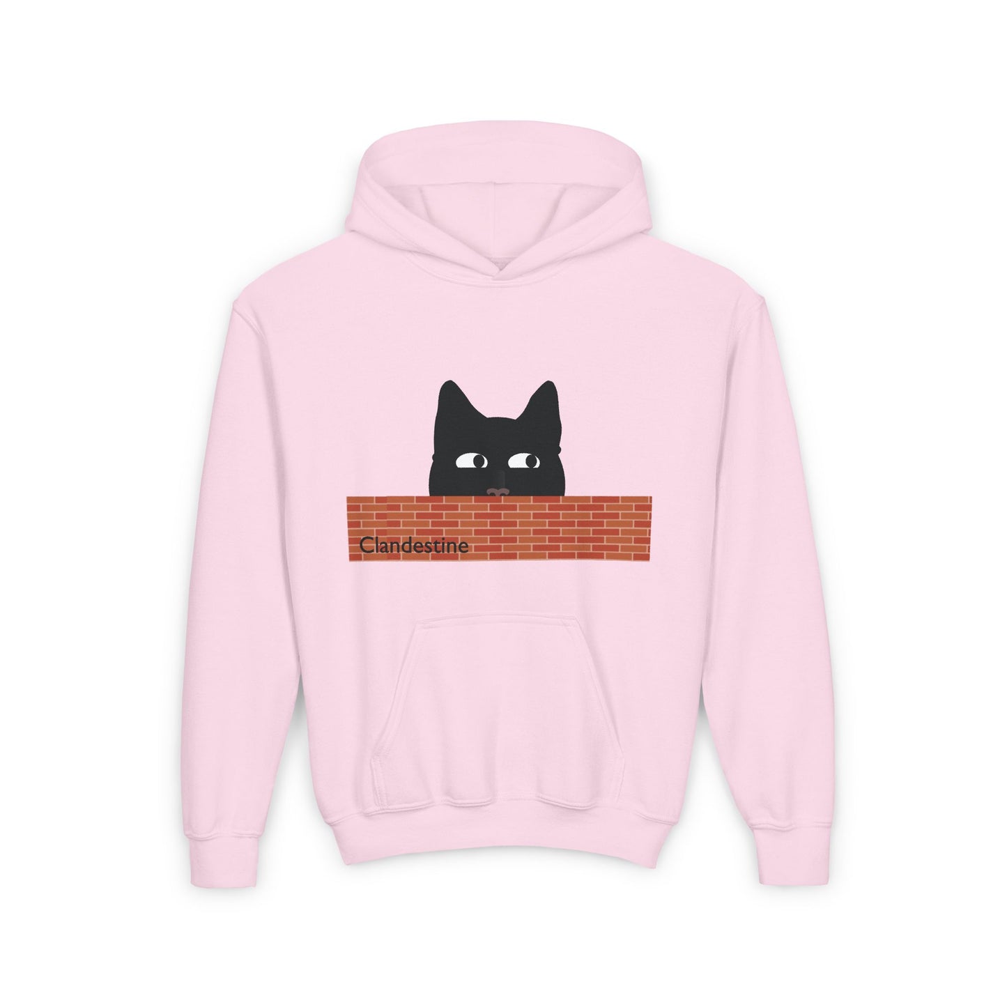 Clandestine Cat Youth Hoodie