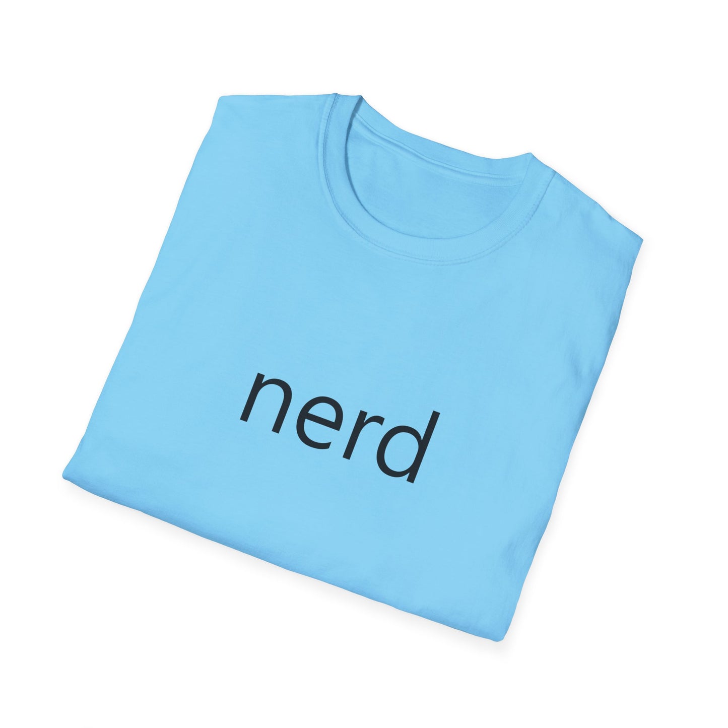 nerd Poly Blend Crew Neck T-Shirt