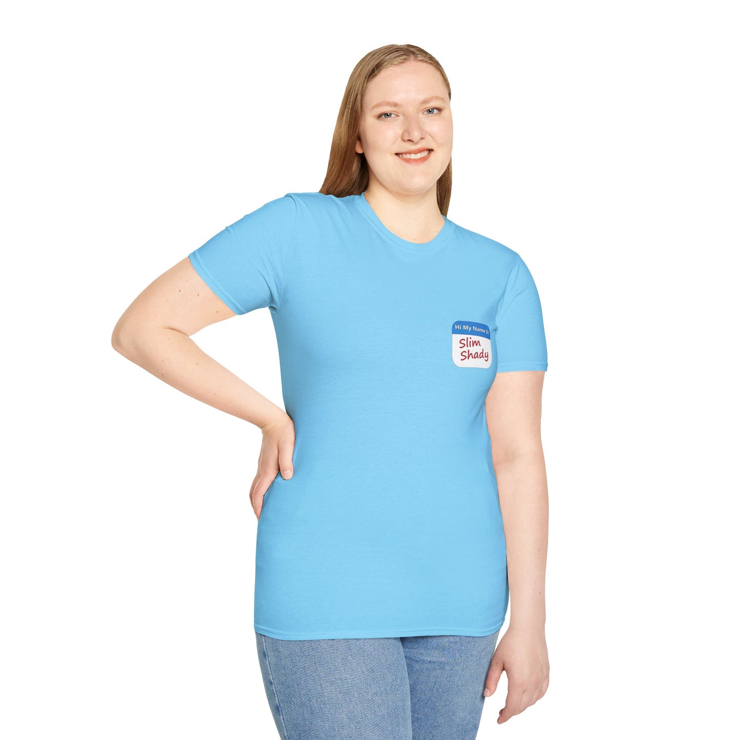 Shady Nametag Poly Blend Crew Neck T-Shirt
