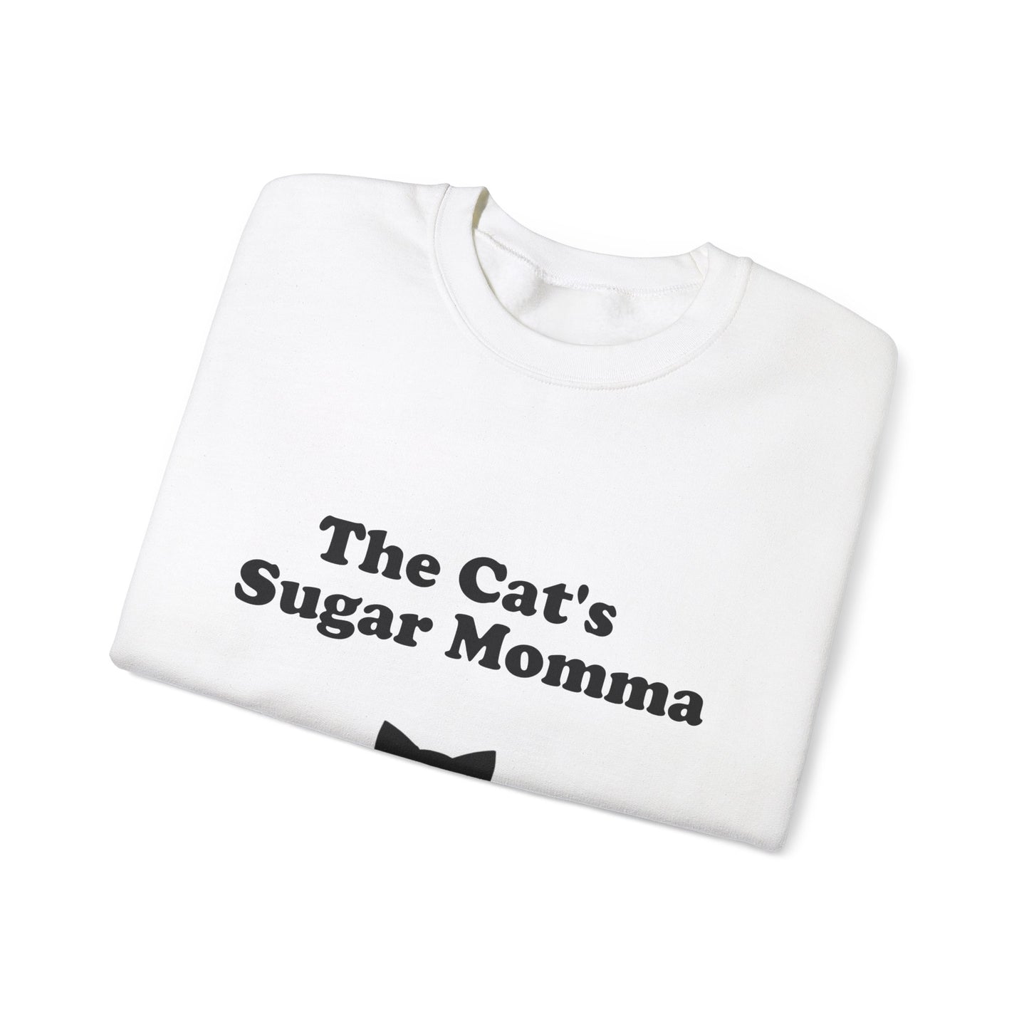 The Cat's Sugar Momma Crewneck Sweatshirt - Perfect for Cat Lovers