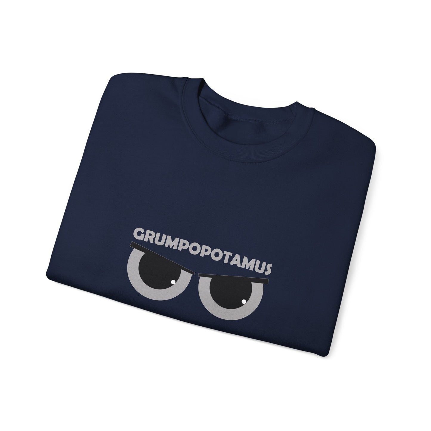 Grumpy Grumpopotamus Crewneck Sweatshirt