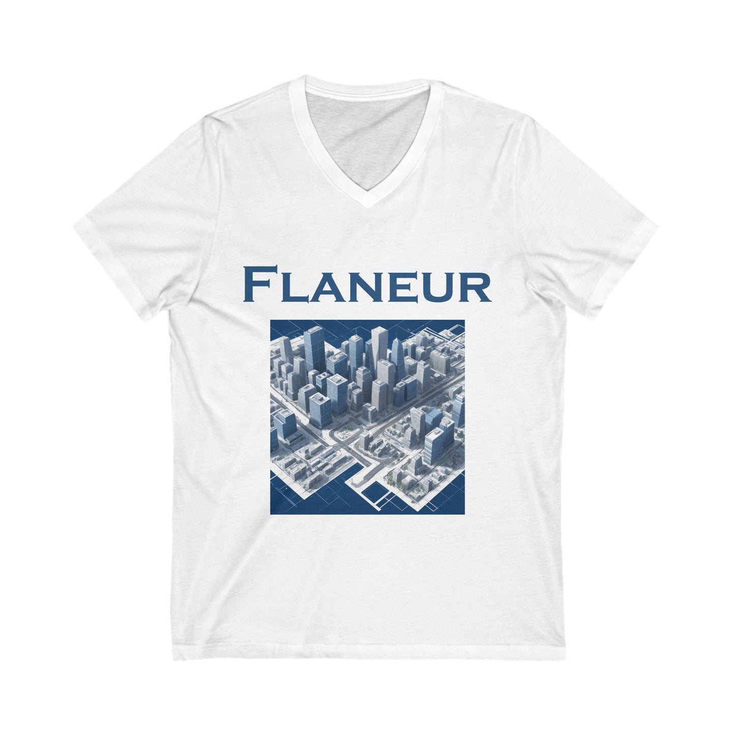 Flaneur V-Neck - Urban Explorer Tee
