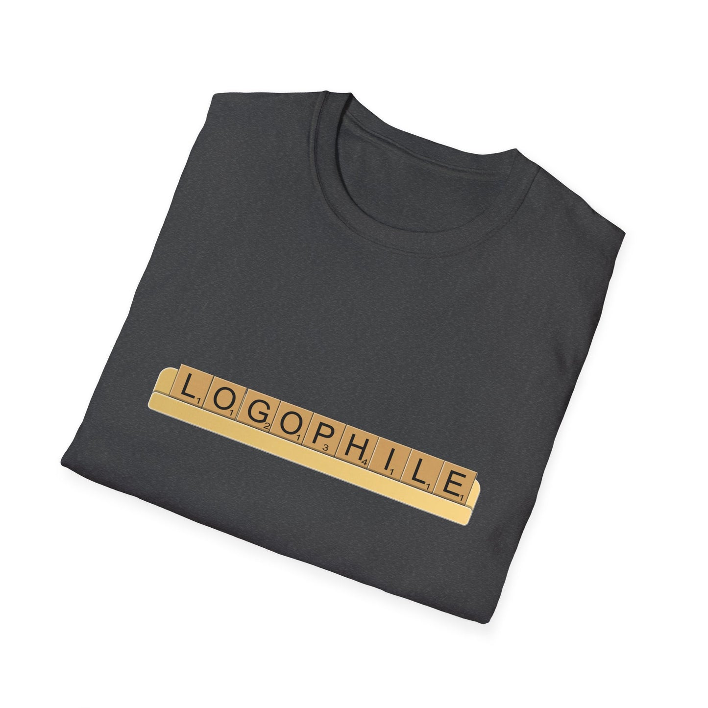 Logophile Poly Blend Crew Neck T-Shirt - Perfect for Word Lovers and Bookworms
