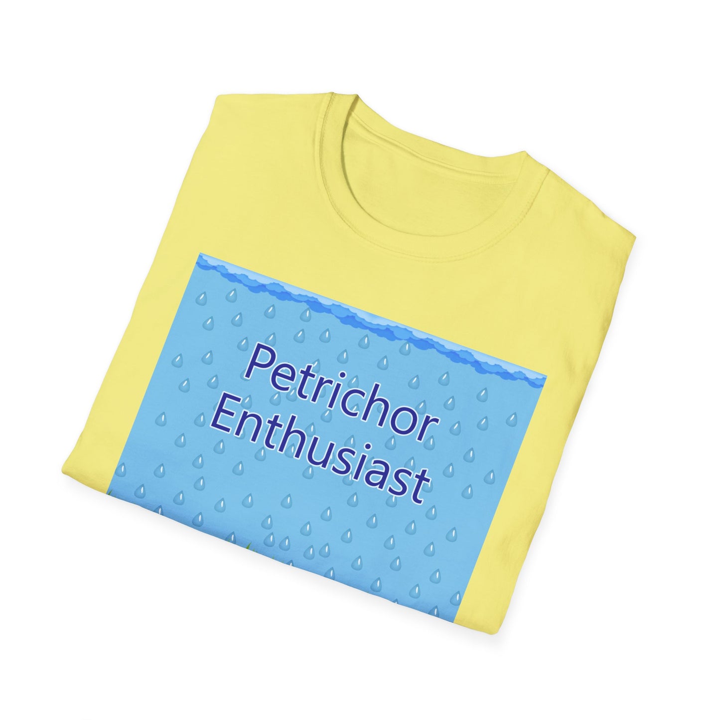 Petrichor Enthusiast Poly Blend Crew Neck T-Shirt