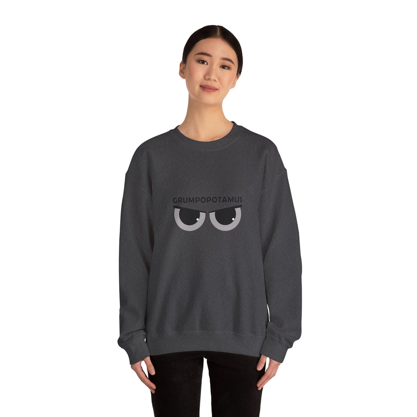 Grumpy Grumpopotamus Crewneck Sweatshirt