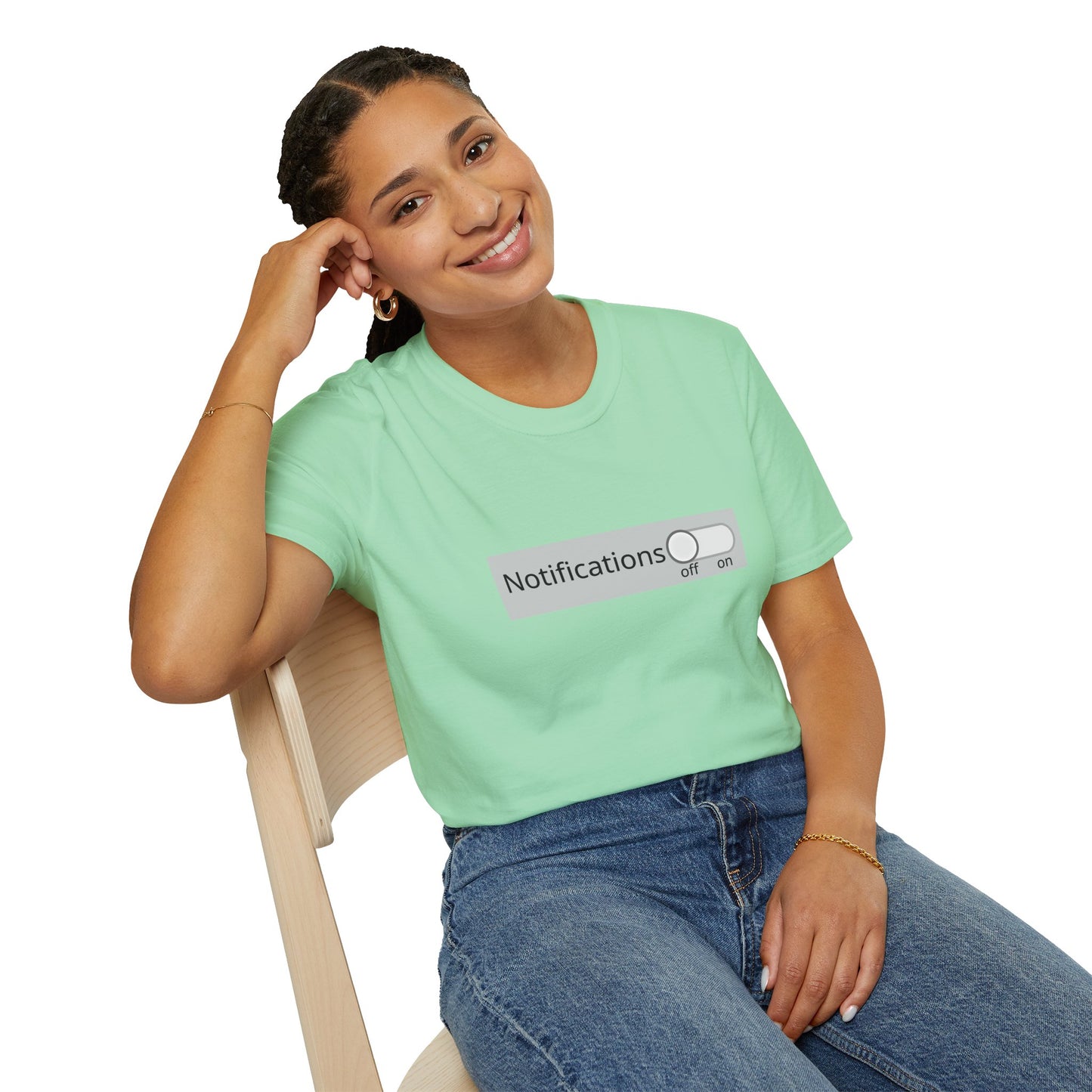 Noises Off Poly Blend Crew Neck T-Shirt