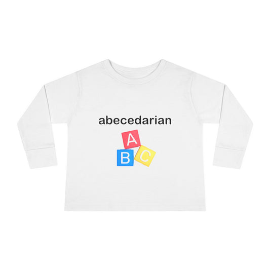 Abecedarian Toddler Long Sleeve Tee