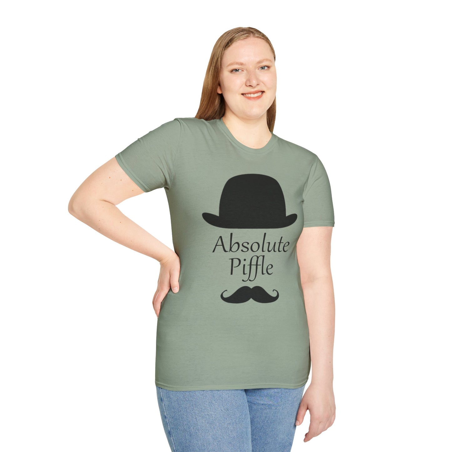 Absolute Piffle Poly Blend Crew Neck T Shirt