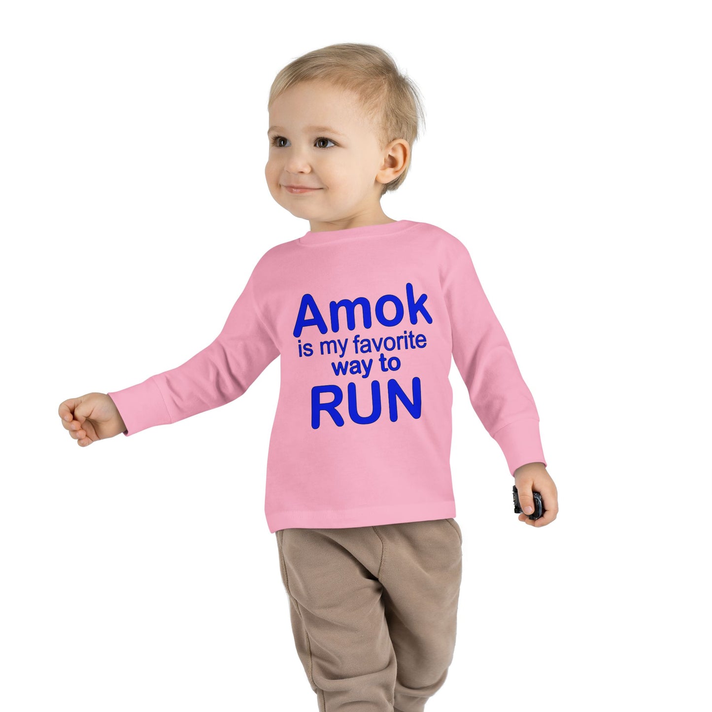 Toddler Running Amok Long Sleeve Tee