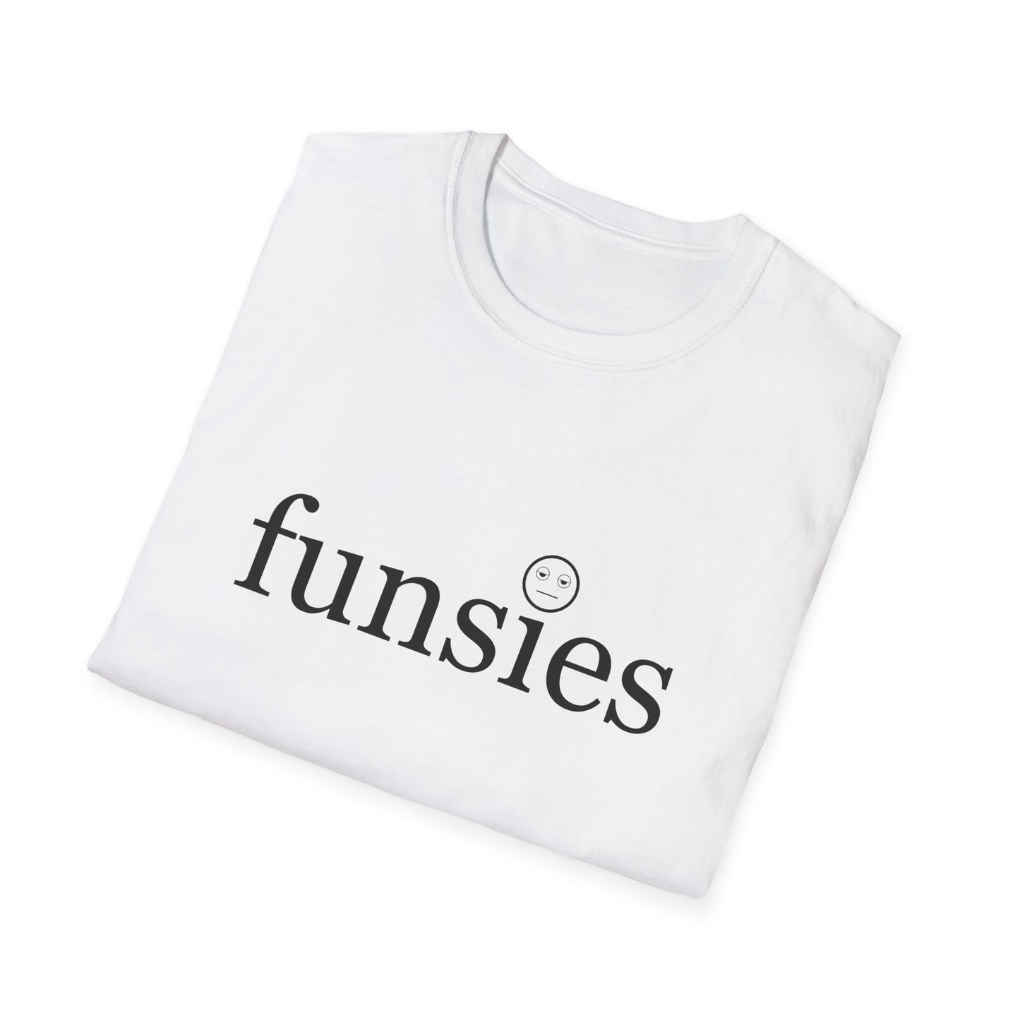 Funsies Poly Blend Crew Neck T-Shirt - Fun Graphic Tee for Casual Wear