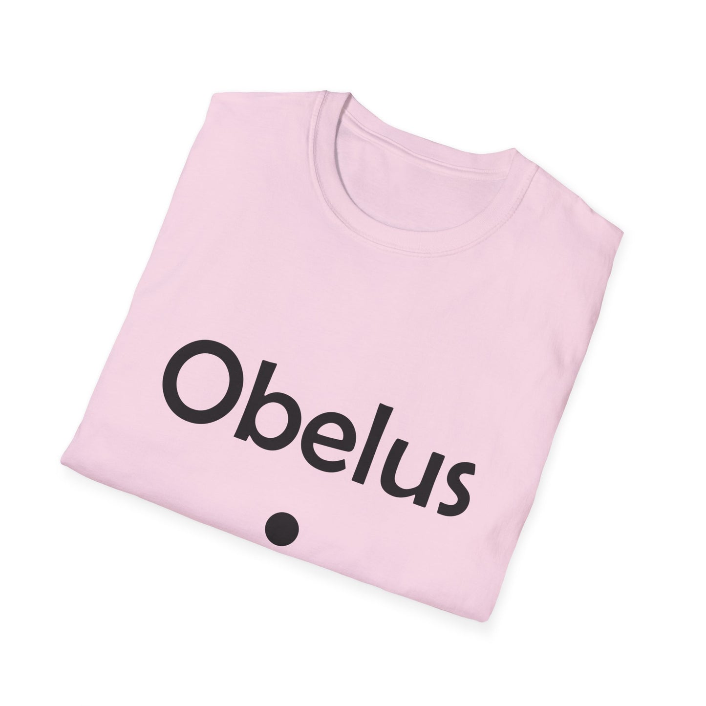 Obelus Poly Blend Crew Neck T-Shirt - Perfect for Math Lovers & Teachers