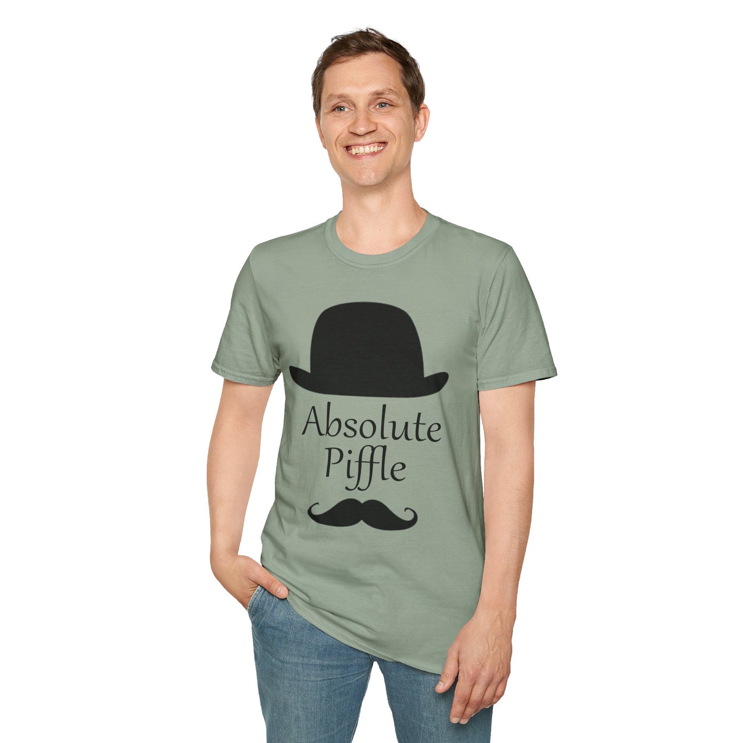 Absolute Piffle Poly Blend Crew Neck T Shirt