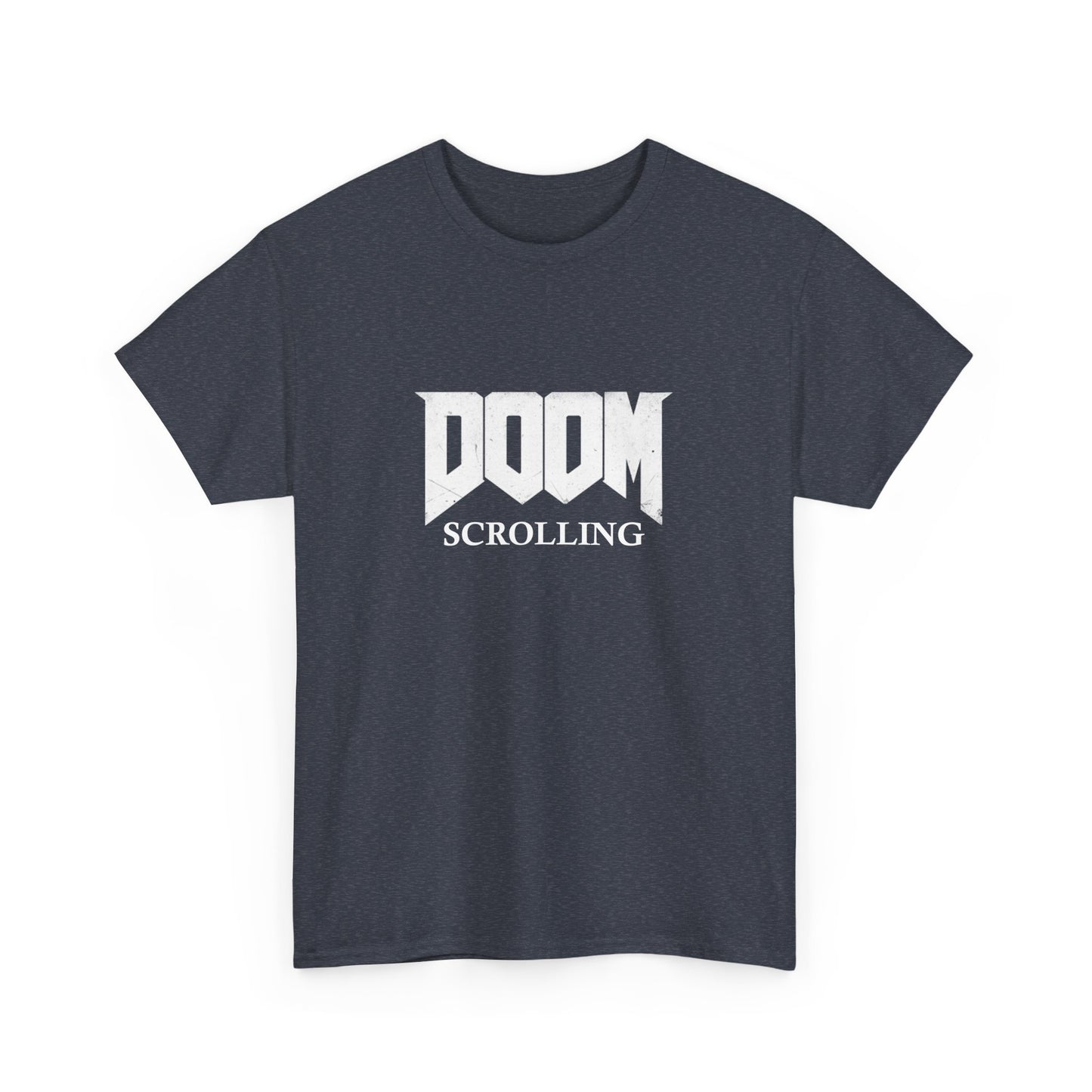 Doom Scrolling Heavy Cotton Crew Neck Tee