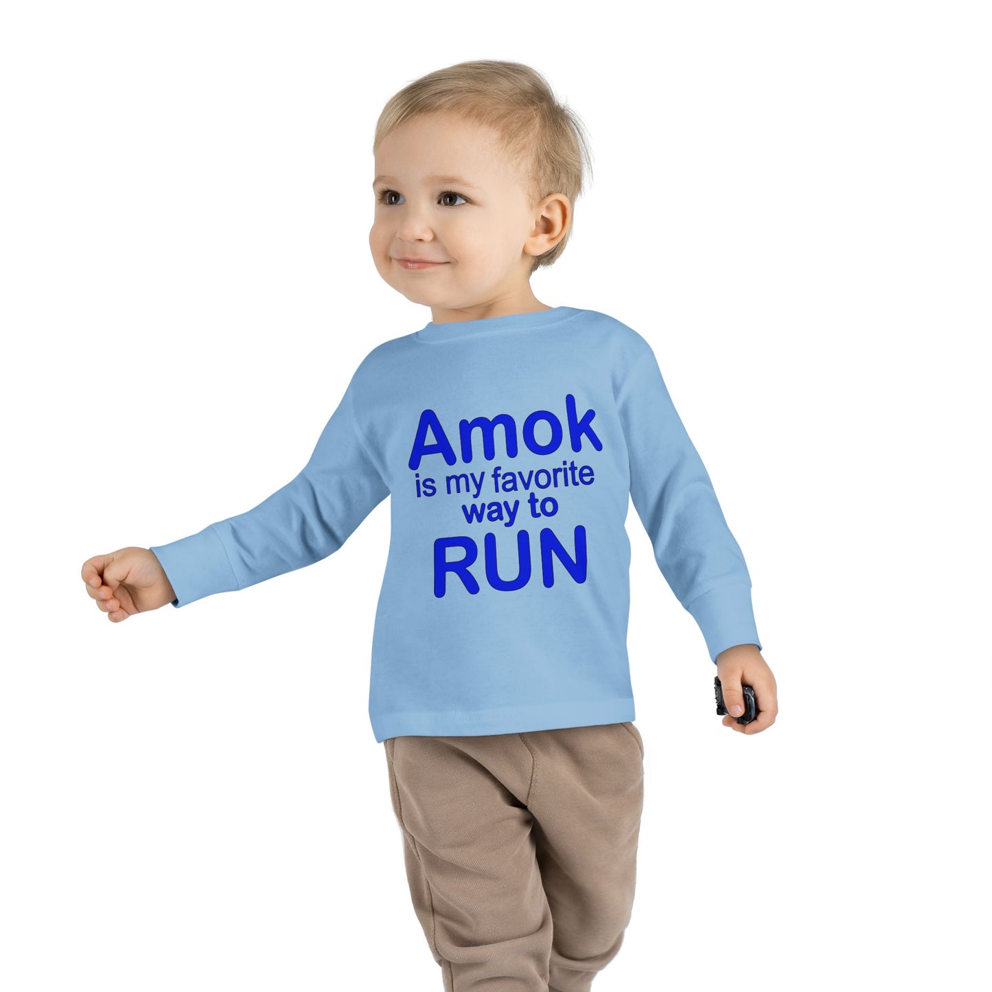 Toddler Running Amok Long Sleeve Tee