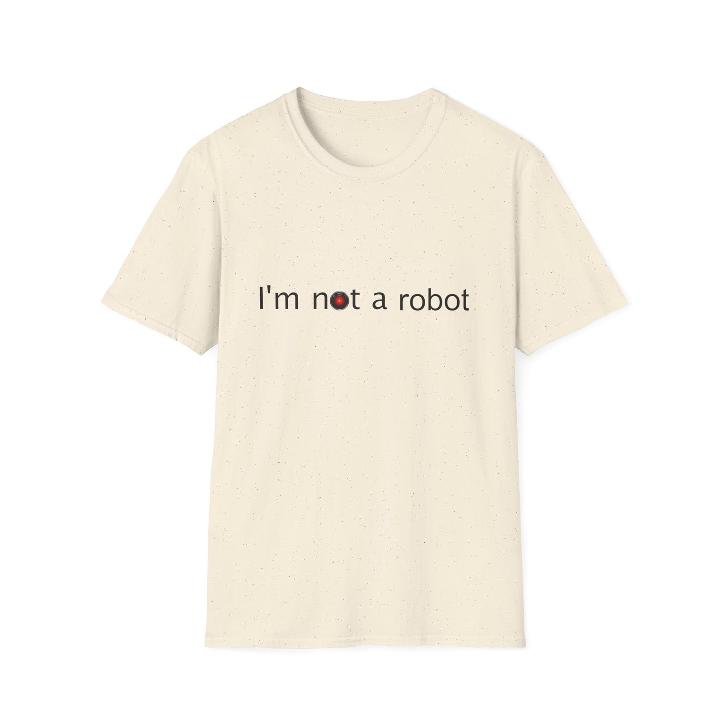 I'm Not a Robot Poly Blend Crew Neck T-Shirt