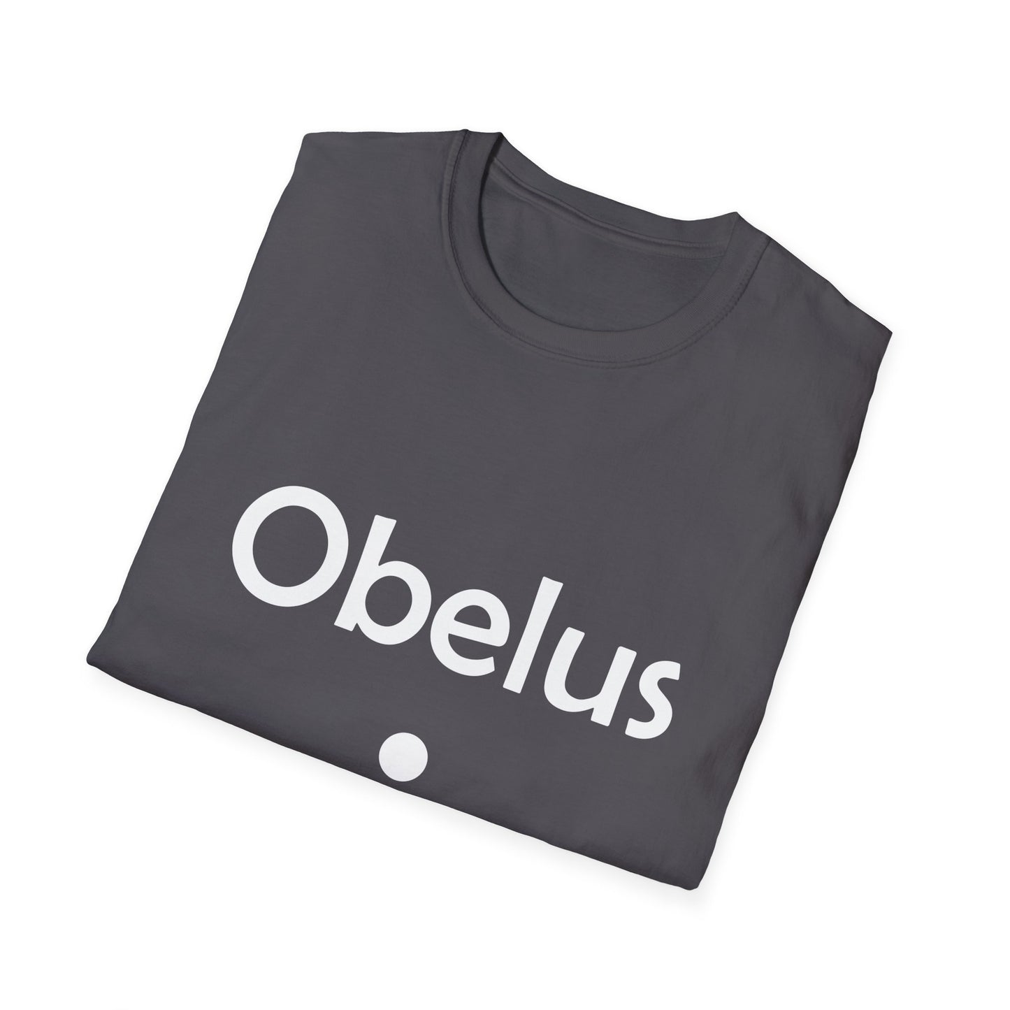 Obelus Poly Blend Crew Neck T-Shirt - Perfect for Math Lovers & Teachers