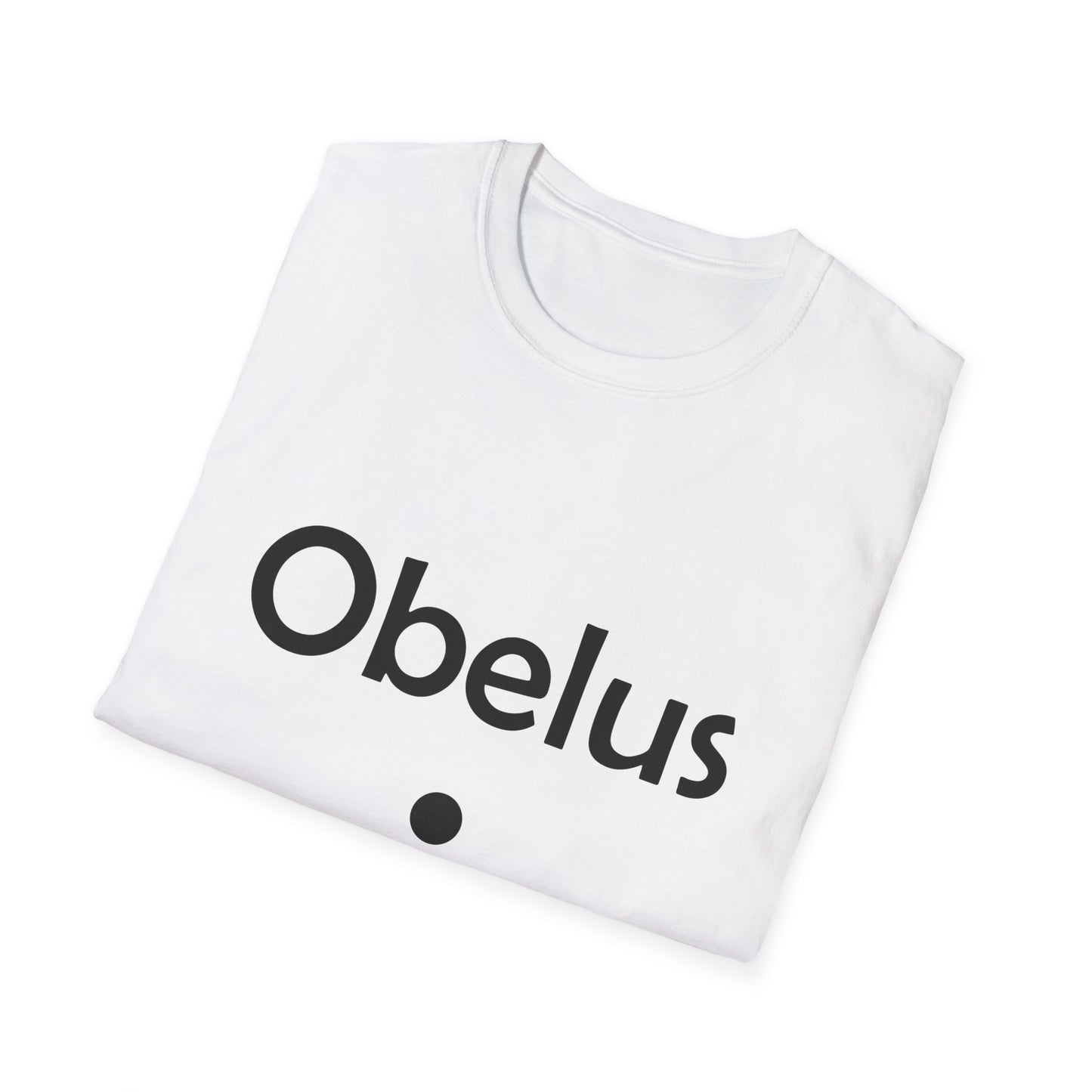 Obelus Poly Blend Crew Neck T-Shirt - Perfect for Math Lovers & Teachers