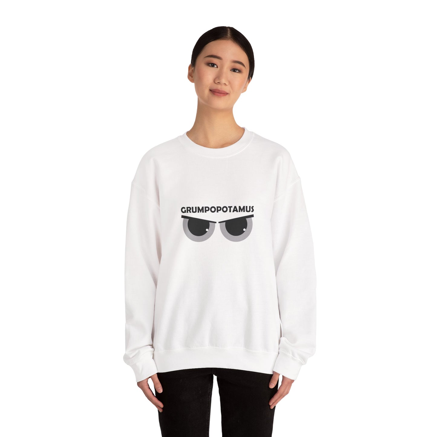 Grumpy Grumpopotamus Crewneck Sweatshirt