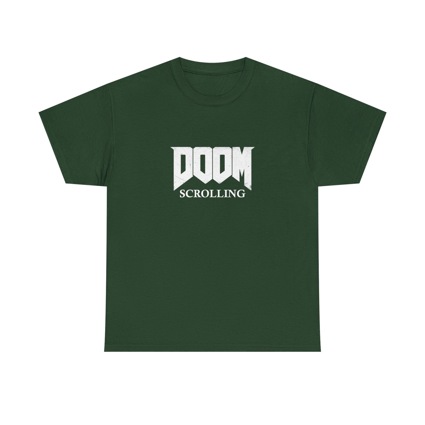 Doom Scrolling Heavy Cotton Crew Neck Tee