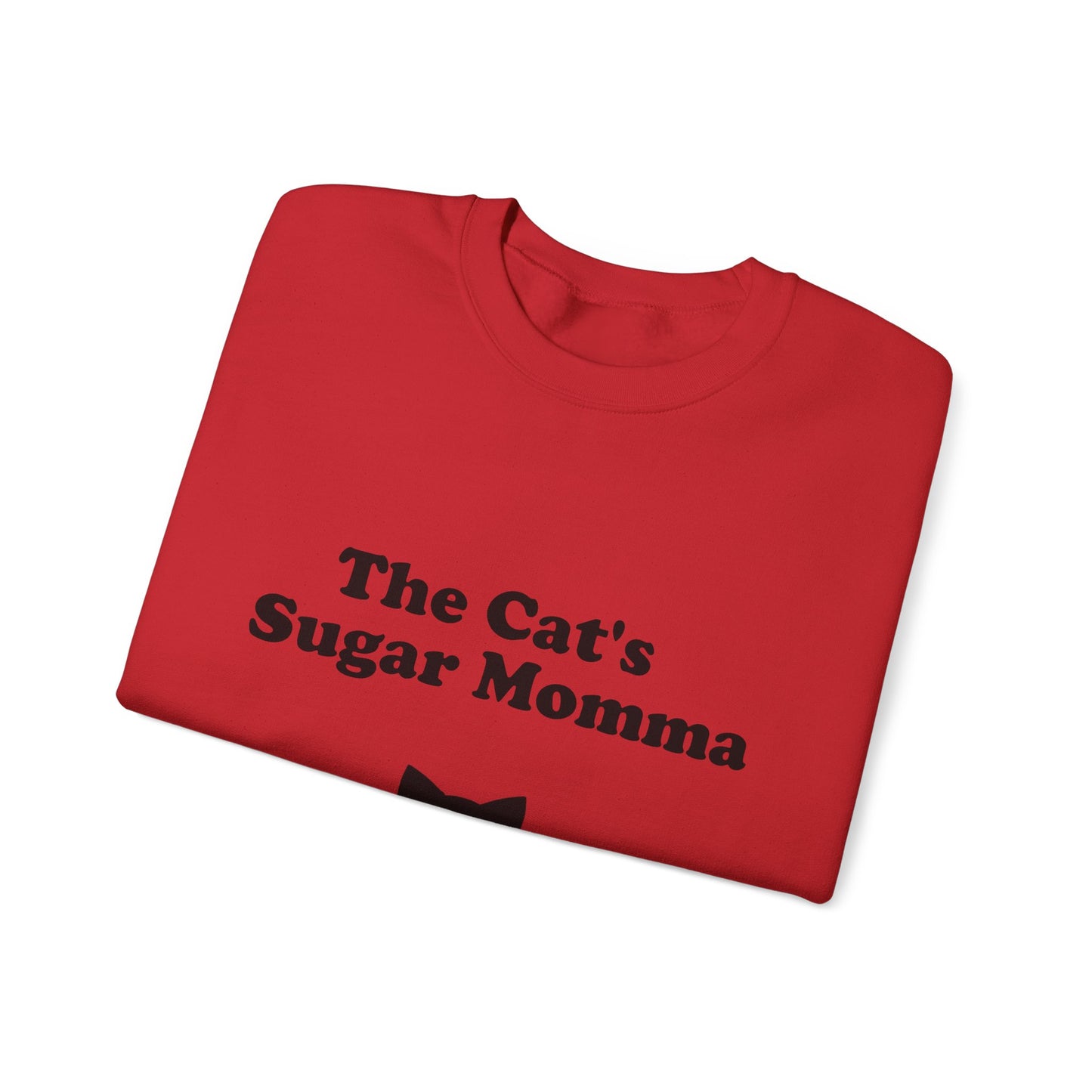 The Cat's Sugar Momma Crewneck Sweatshirt - Perfect for Cat Lovers